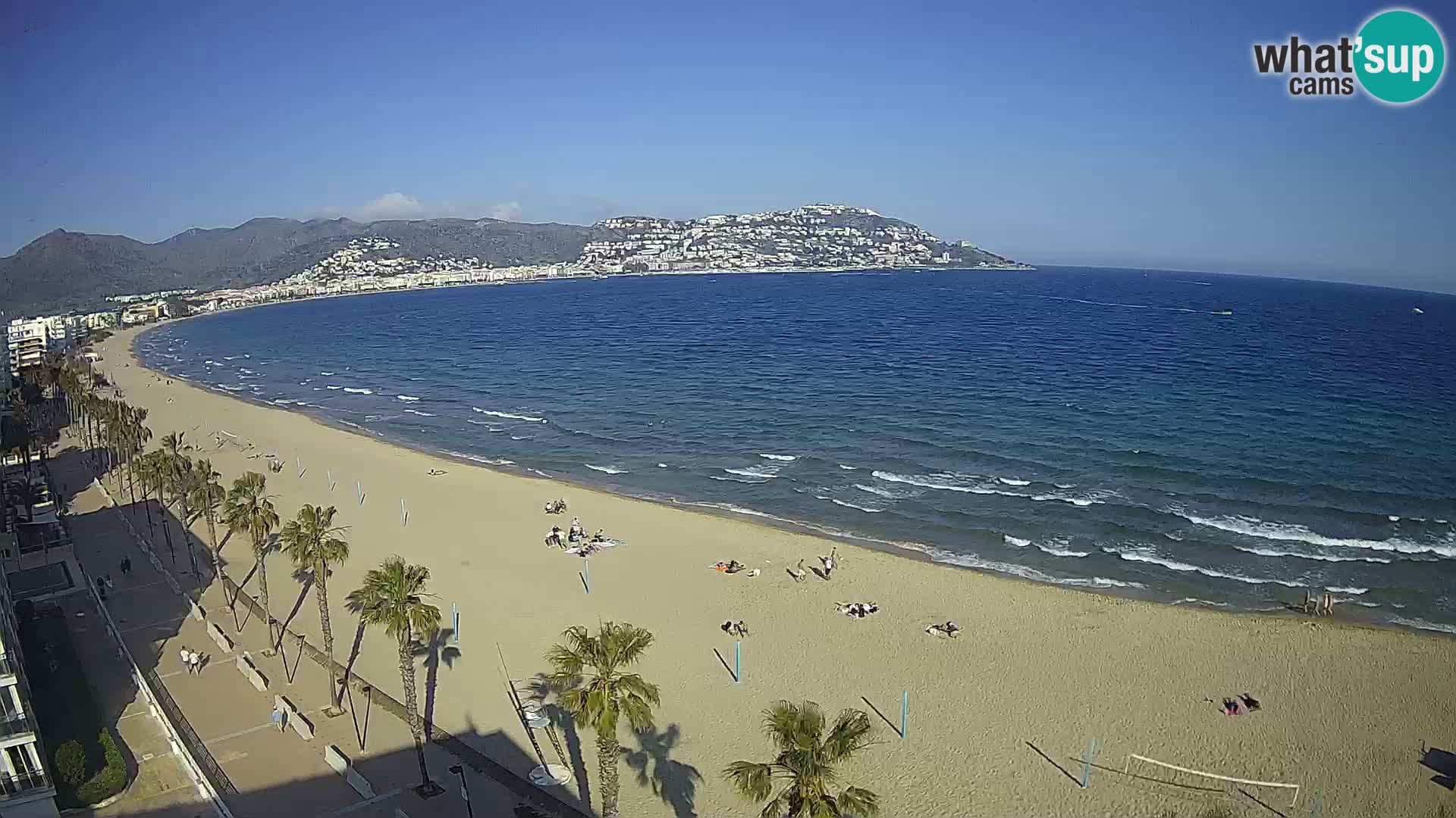 Live cam Roses  – Costa Brava spiaggia – Hotel MonteCarlo