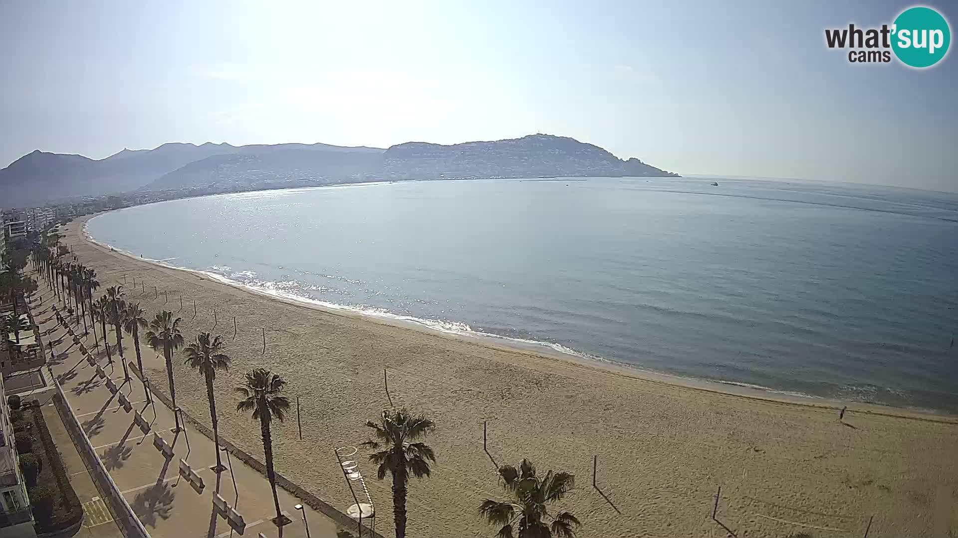 Webcam Costa Brava Roses Strand – Montecarlo Hotel livecam Spanien