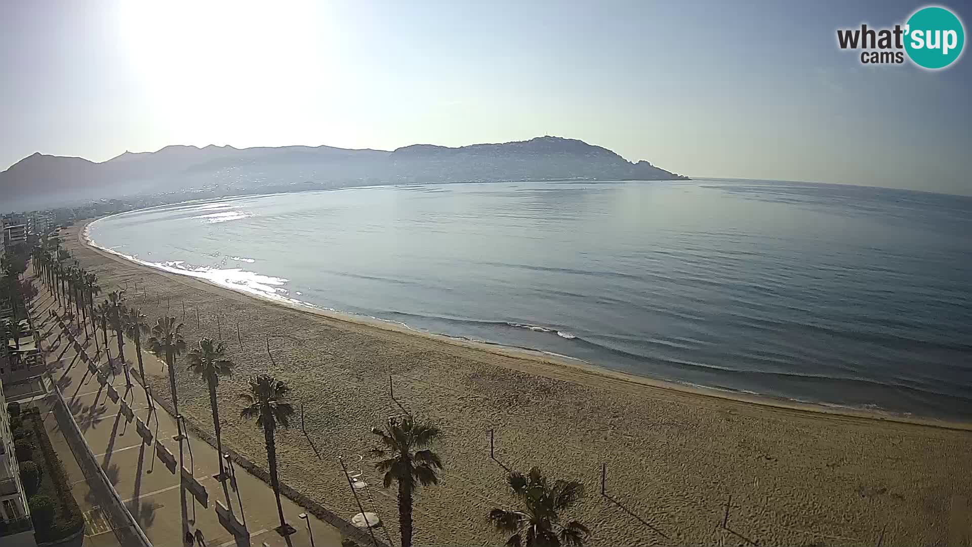 Roses camera en vivo playa Costa Brava- Hotel MonteCarlo