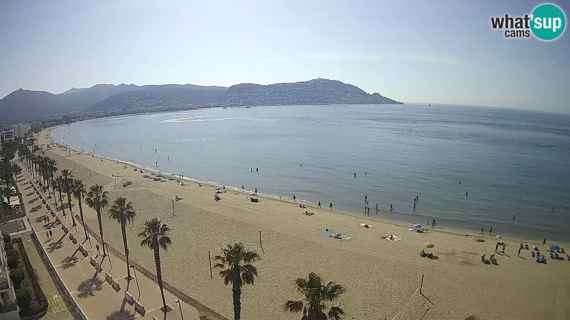 Live cam Roses  – Costa Brava spiaggia – Hotel MonteCarlo