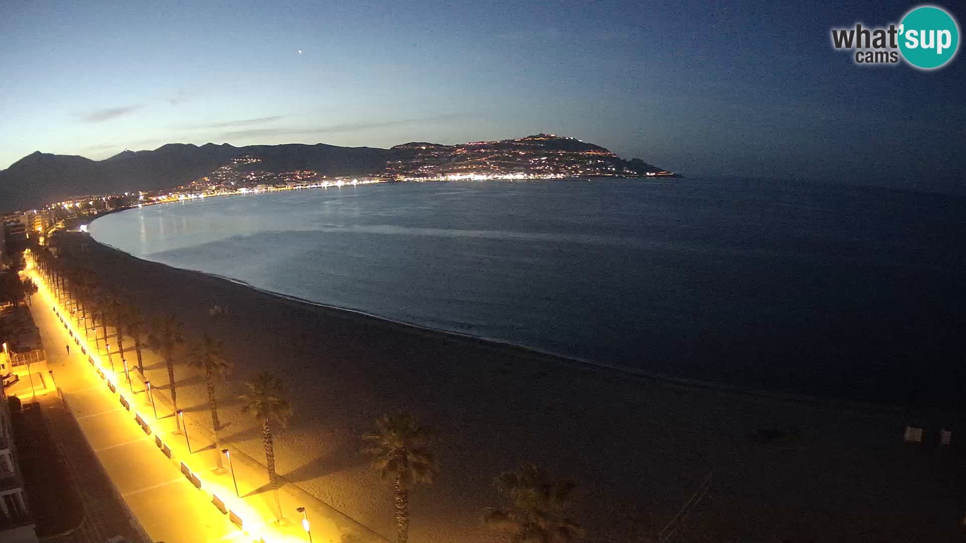 LIVEcam Roses plage Costa Brava – Hotel Montecarlo webcam Espagne