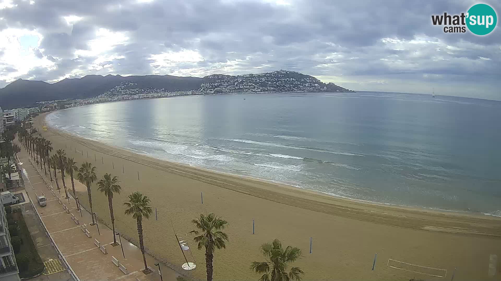 Live cam Roses  – Costa Brava spiaggia – Hotel MonteCarlo