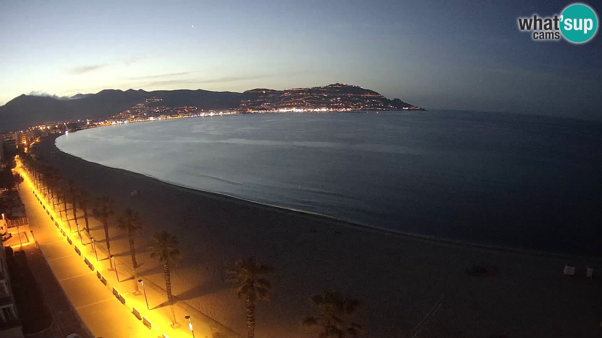 Webcam Costa Brava Roses Strand – Montecarlo Hotel livecam Spanien
