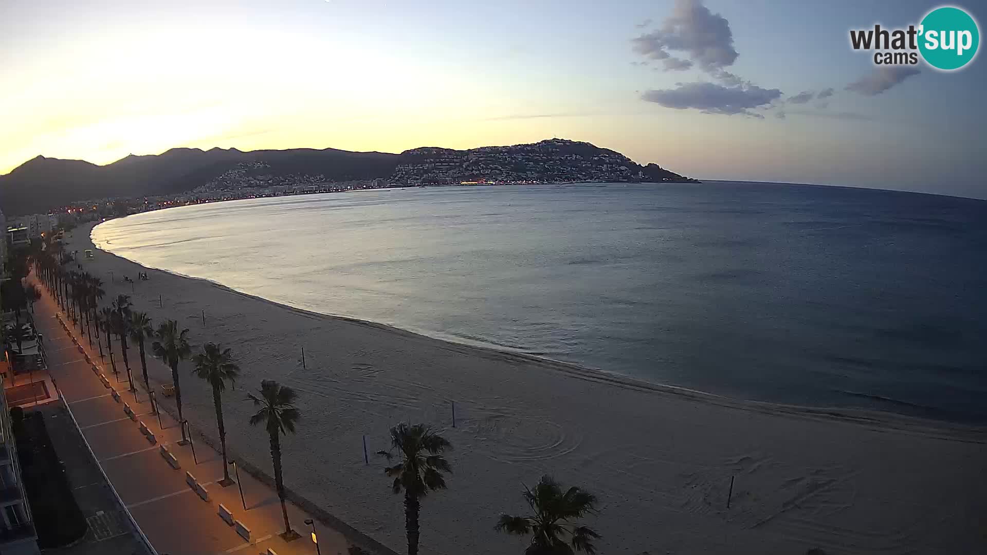 Live cam Roses  – Costa Brava spiaggia – Hotel MonteCarlo