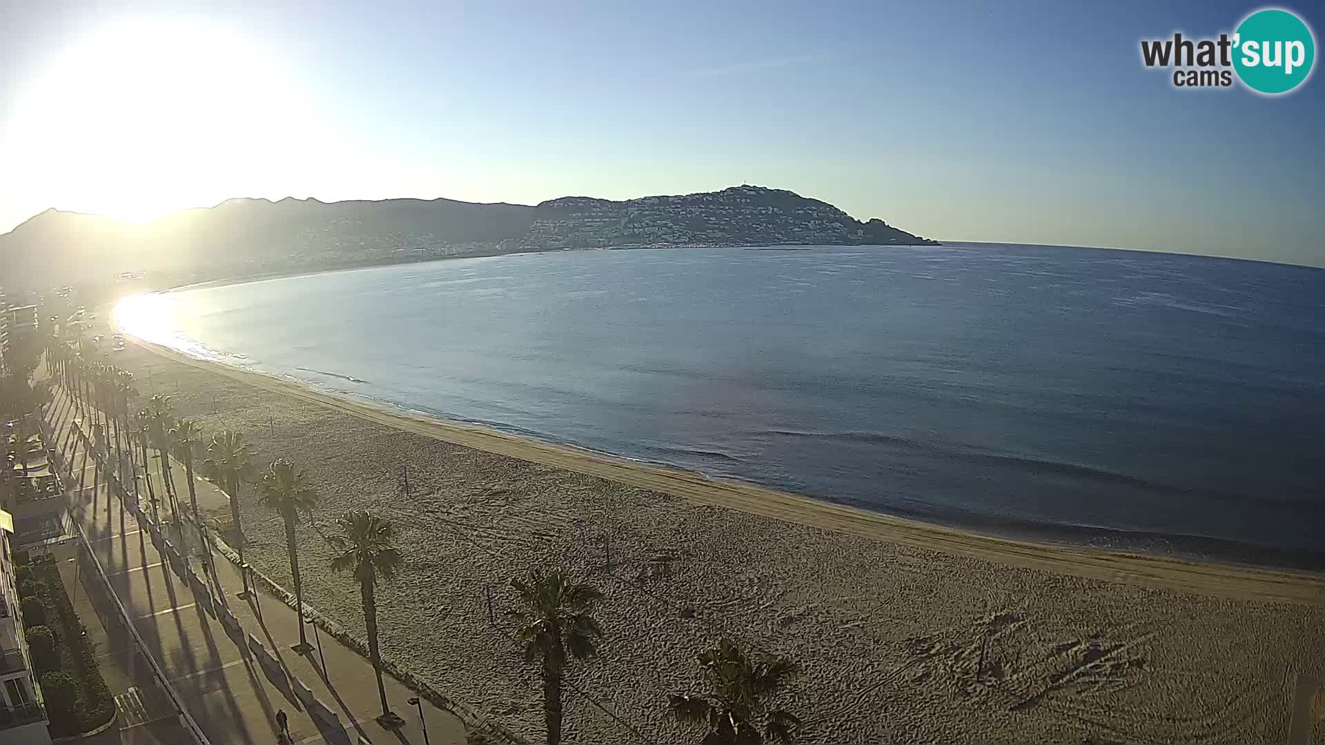 Live cam Roses  – Costa Brava spiaggia – Hotel MonteCarlo