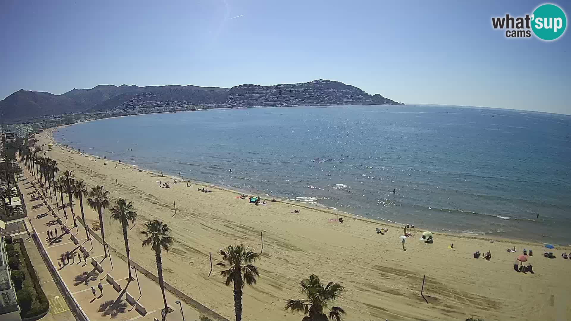 Live cam Roses  – Costa Brava spiaggia – Hotel MonteCarlo