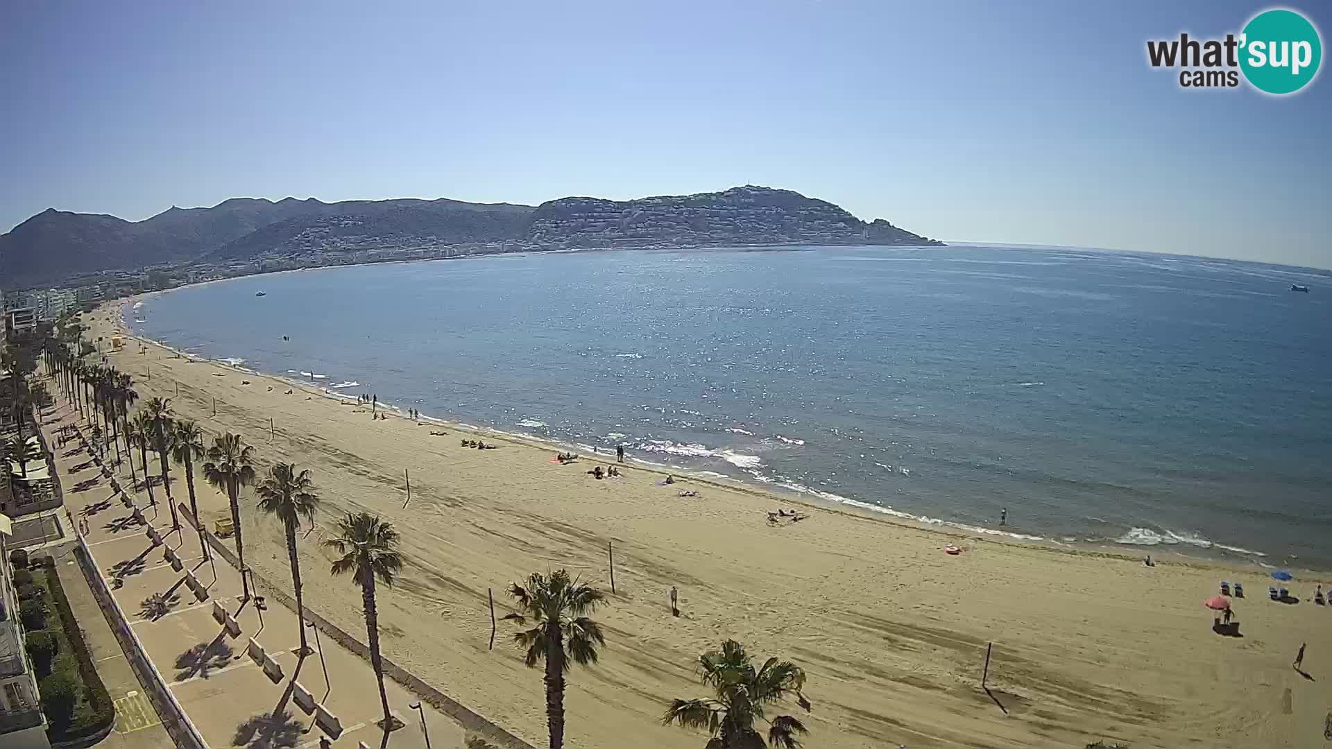 Live cam Roses  – Costa Brava spiaggia – Hotel MonteCarlo
