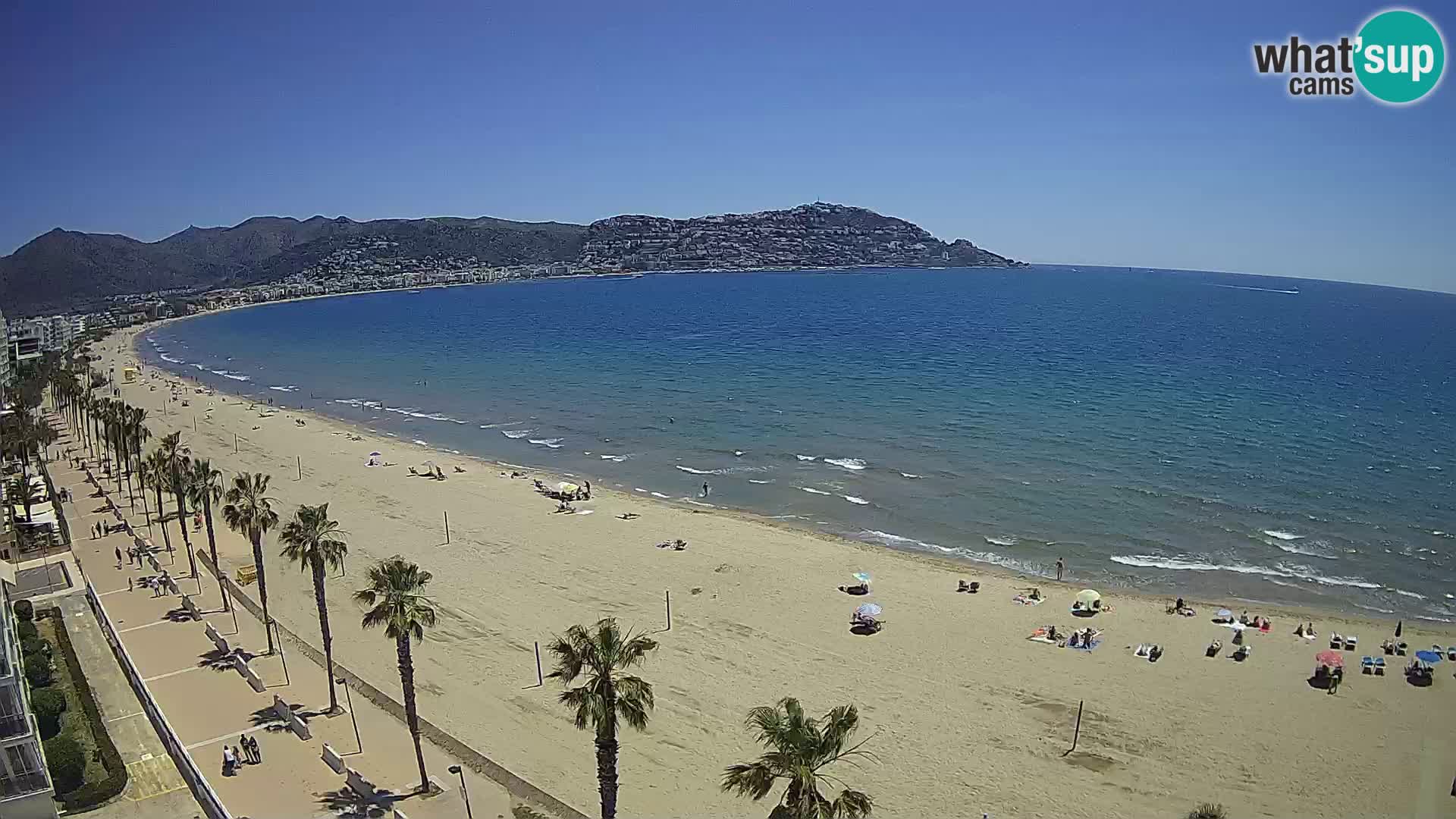 Roses camera en vivo playa Costa Brava- Hotel MonteCarlo
