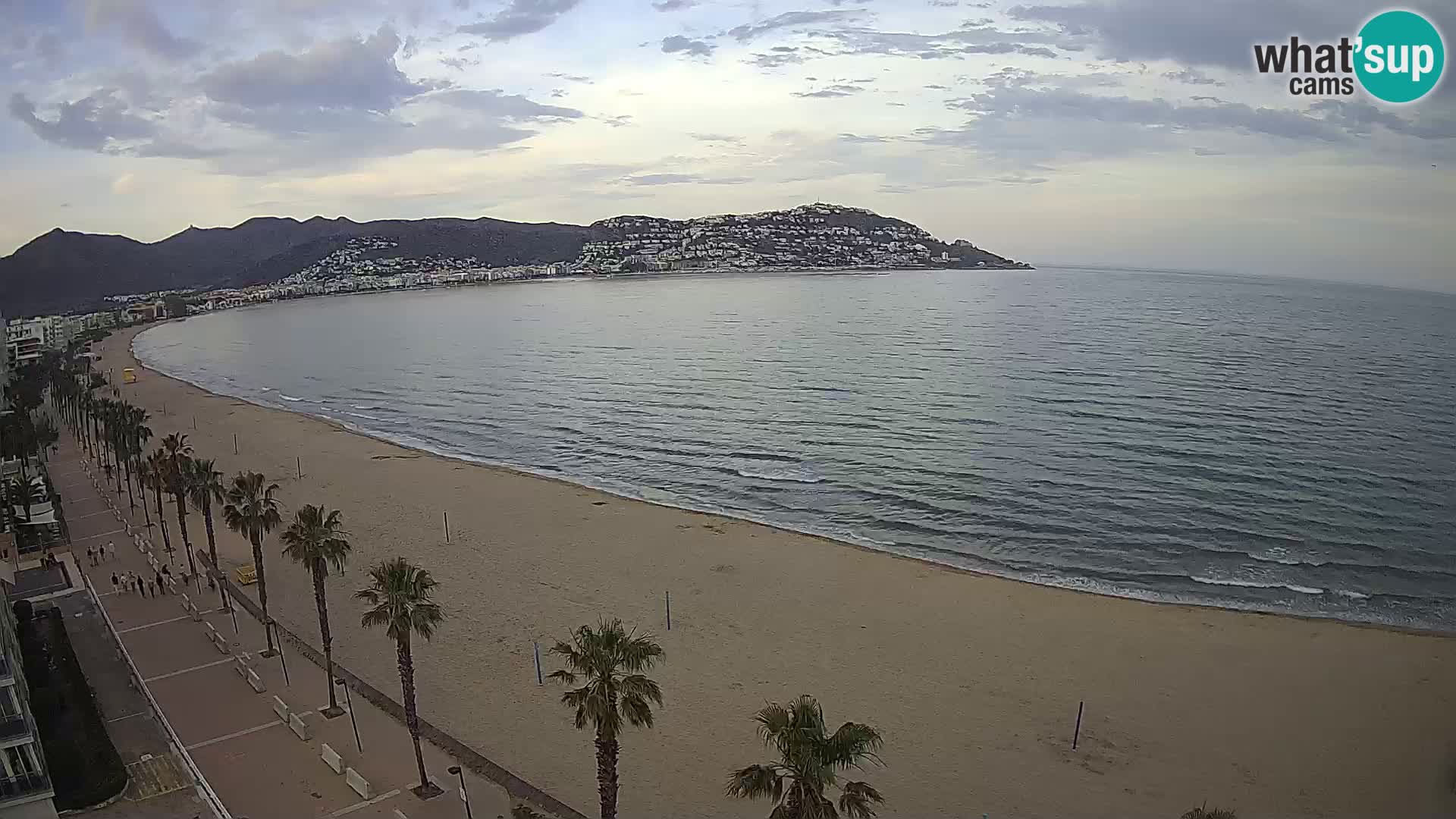 LIVEcam Roses plage Costa Brava – Hotel Montecarlo webcam Espagne