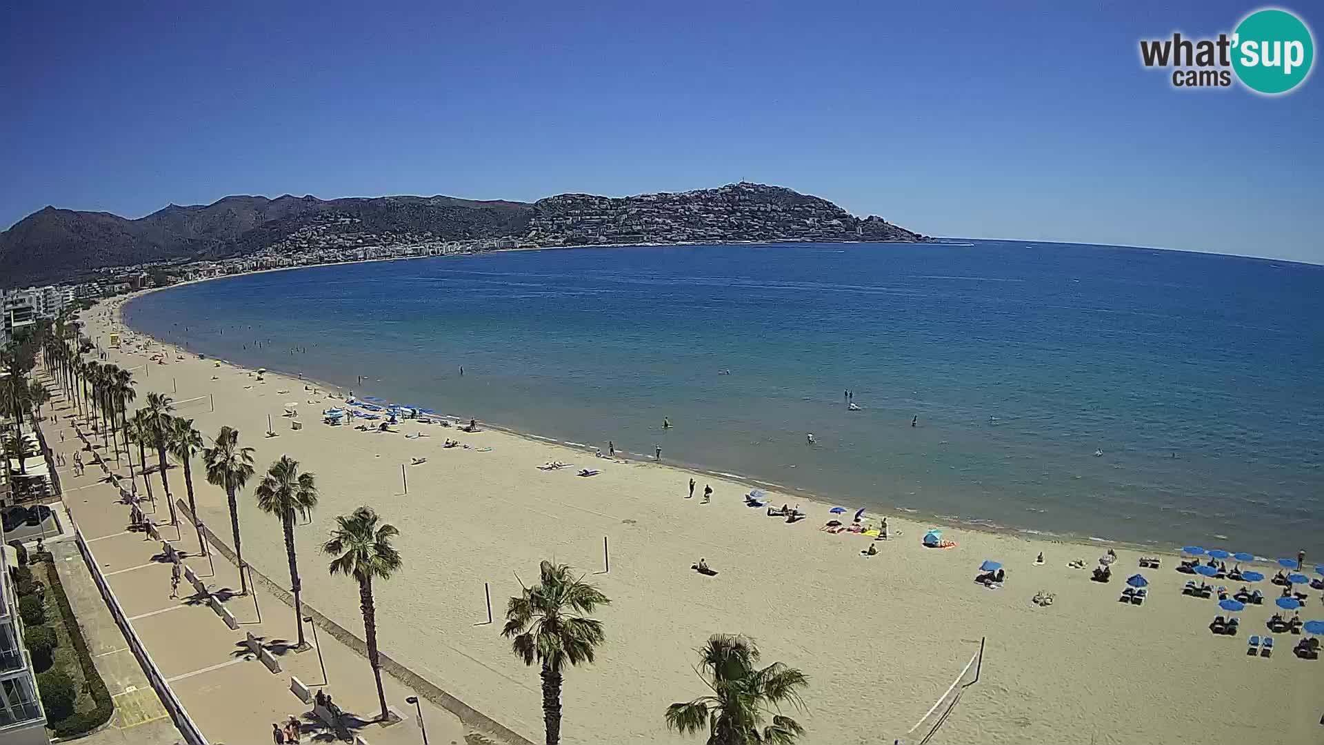 Live cam Roses  – Costa Brava spiaggia – Hotel MonteCarlo