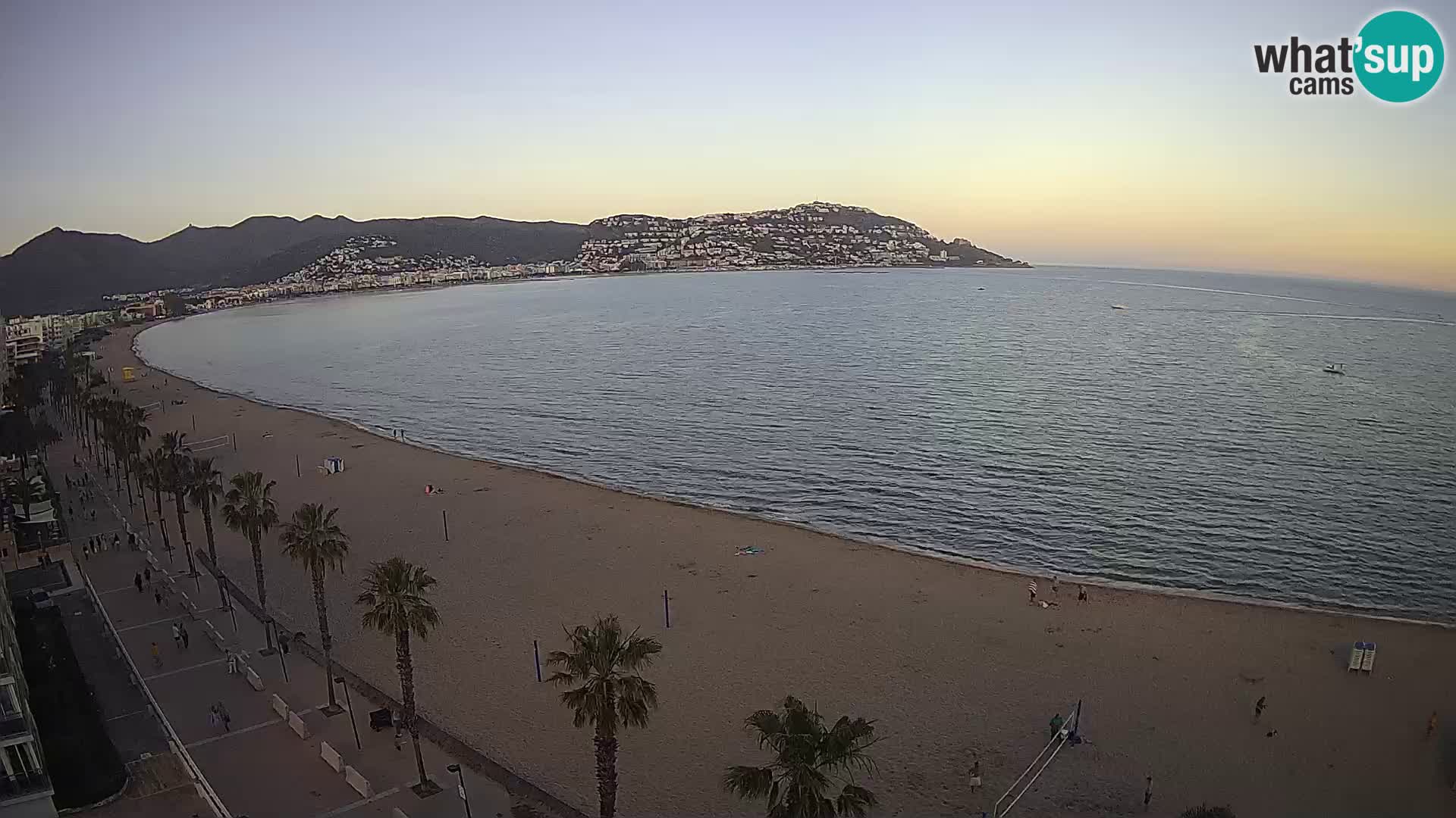 Webcam Costa Brava Roses Strand – Montecarlo Hotel livecam Spanien