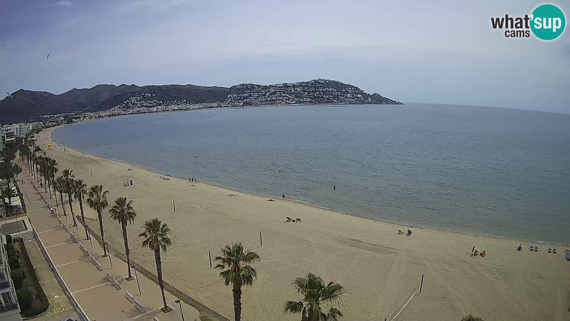 Webcam Costa Brava Roses Strand – Montecarlo Hotel livecam Spanien