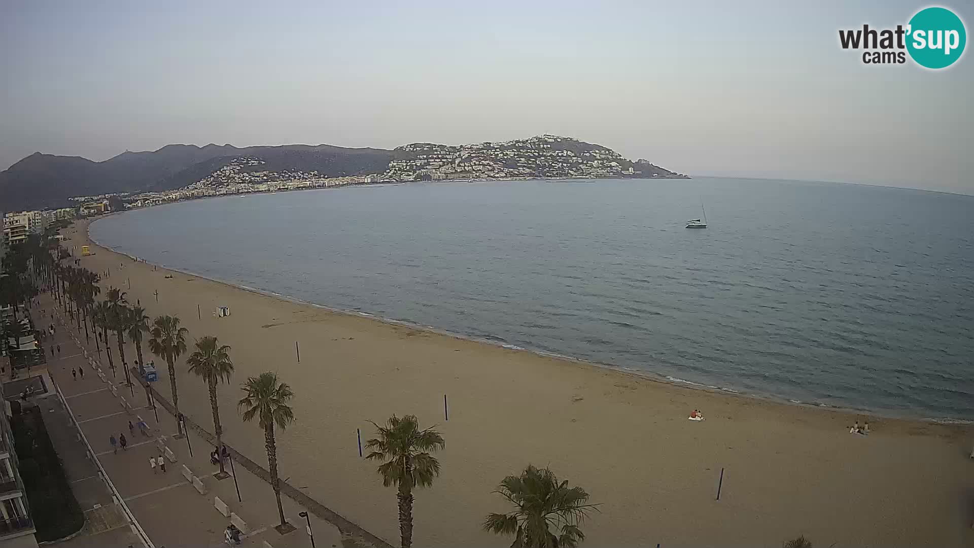 LIVEcam Roses plage Costa Brava – Hotel Montecarlo webcam Espagne