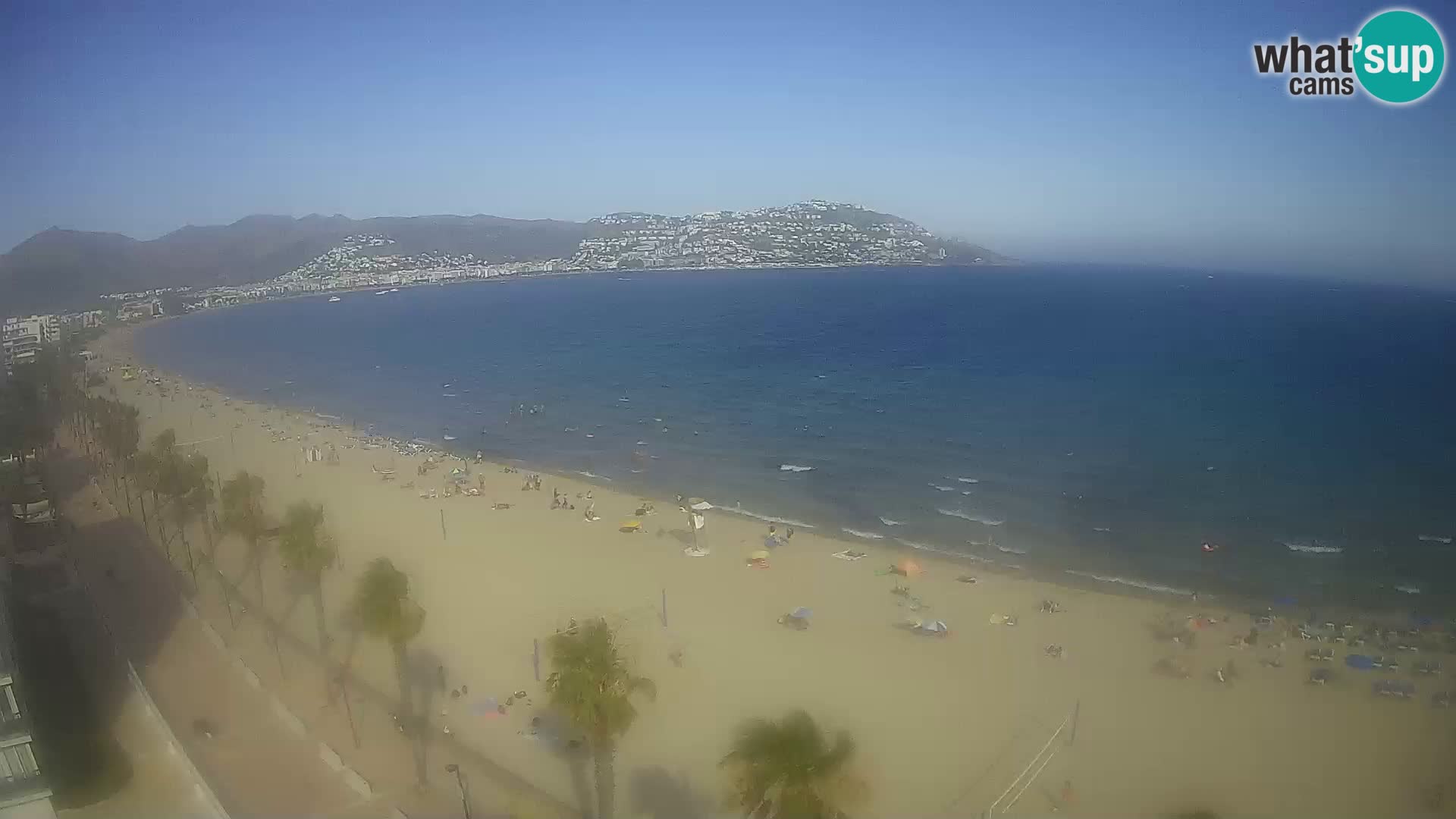 Live cam Roses  – Costa Brava spiaggia – Hotel MonteCarlo