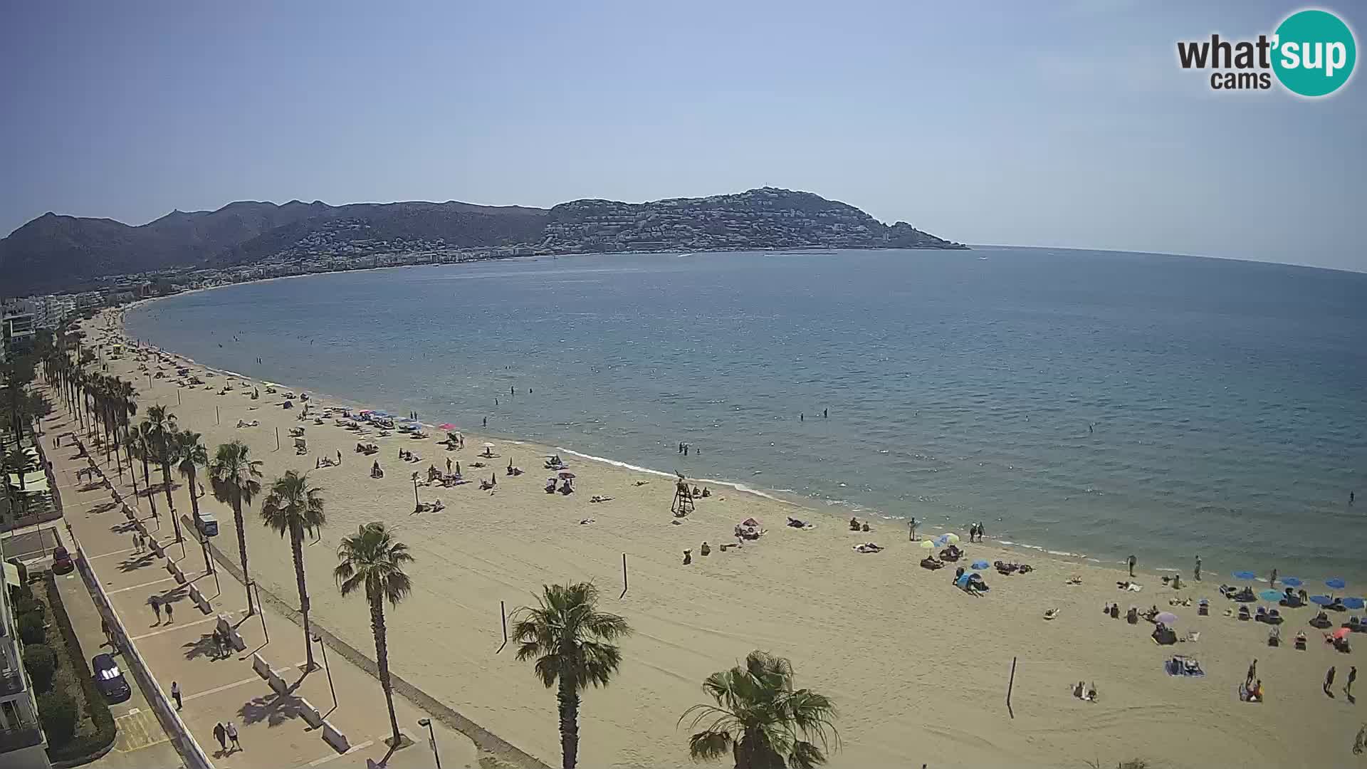 Roses camera en vivo playa Costa Brava- Hotel MonteCarlo