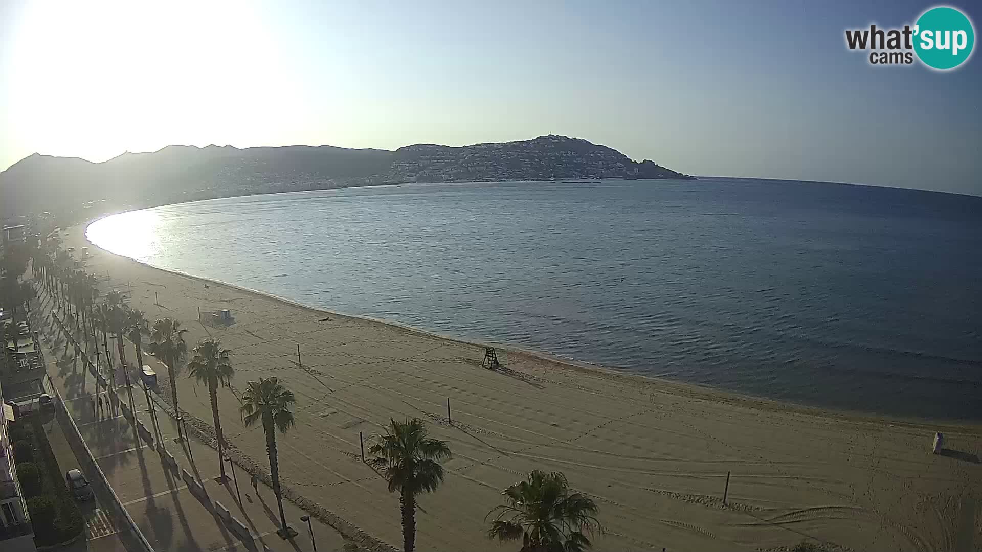 Live cam Roses  – Costa Brava spiaggia – Hotel MonteCarlo