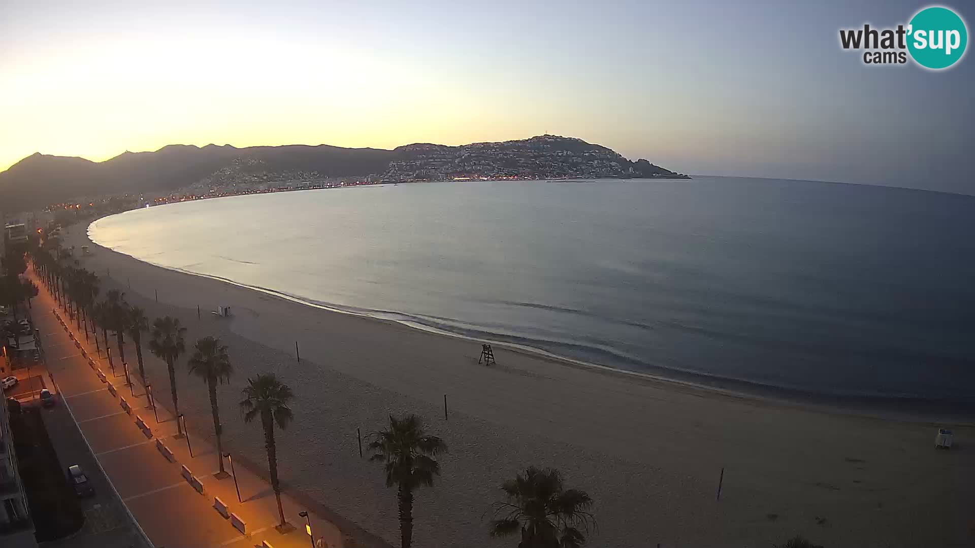 Webcam Costa Brava Roses Strand – Montecarlo Hotel livecam Spanien