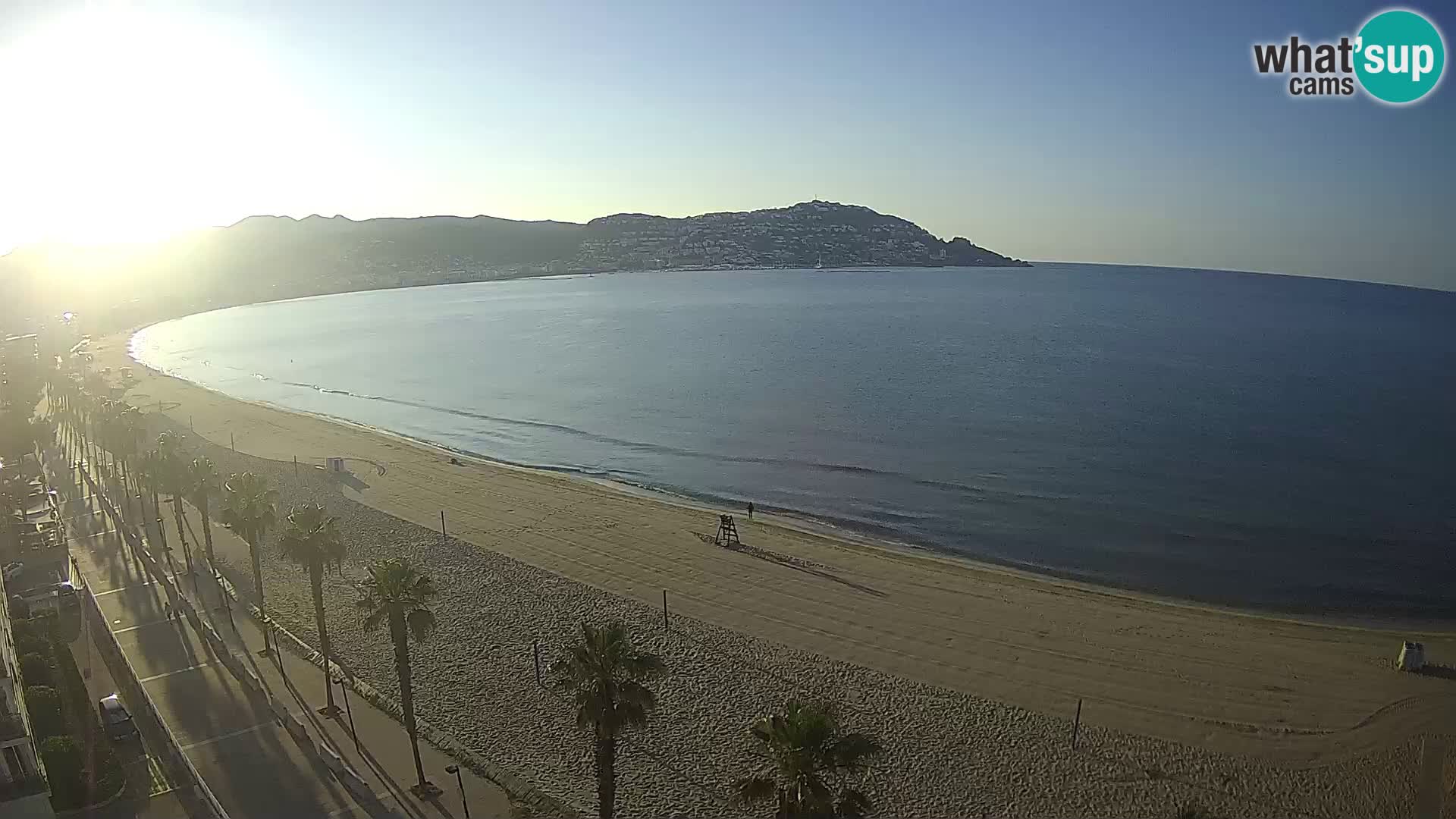Live cam Roses  – Costa Brava spiaggia – Hotel MonteCarlo