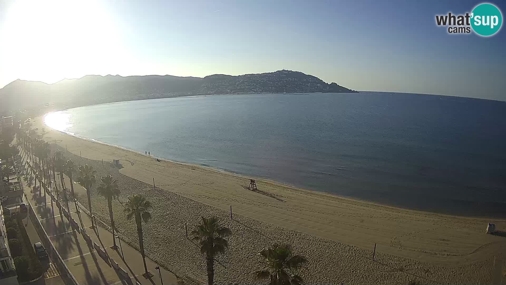 Webcam Costa Brava Roses Strand – Montecarlo Hotel livecam Spanien