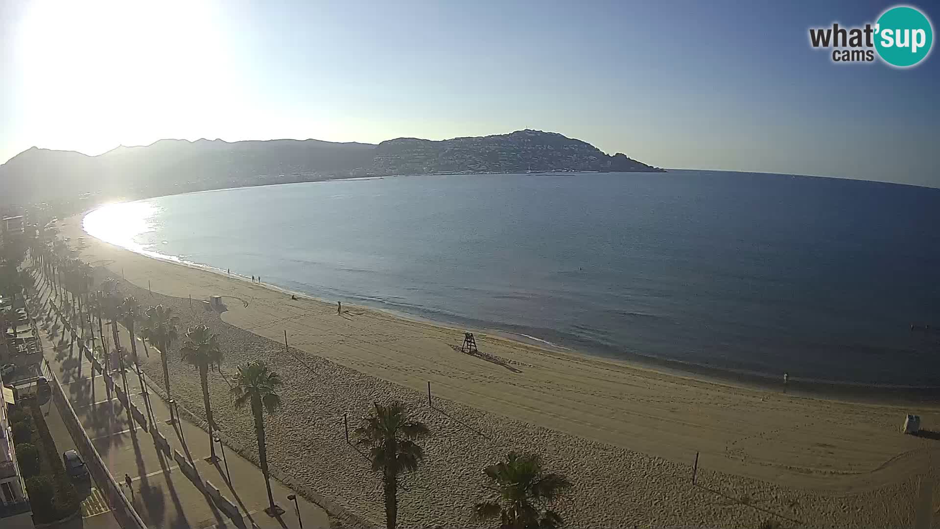 Webcam Costa Brava Roses Strand – Montecarlo Hotel livecam Spanien