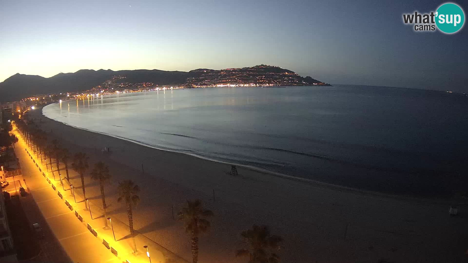 LIVEcam Roses plage Costa Brava – Hotel Montecarlo webcam Espagne