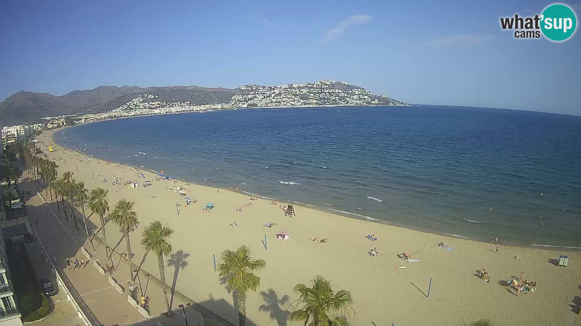 Live cam Roses  – Costa Brava spiaggia – Hotel MonteCarlo