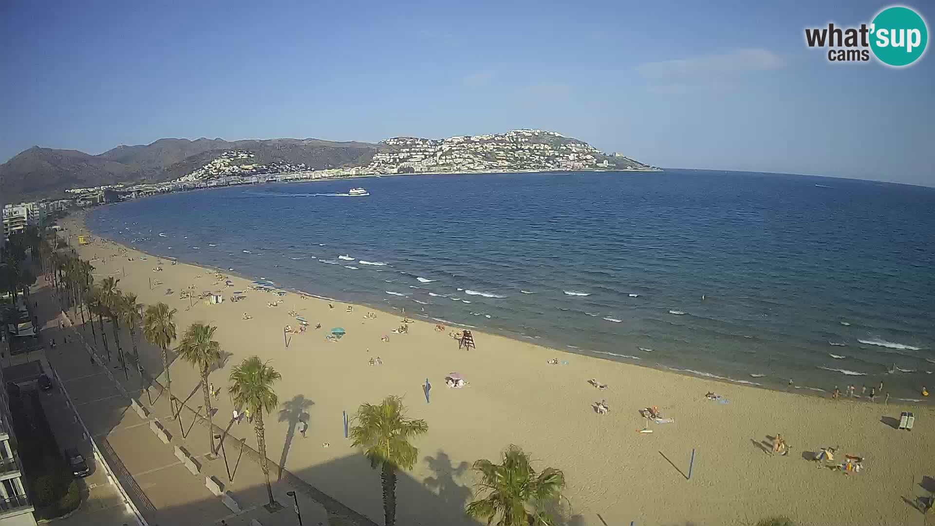 Live cam Roses  – Costa Brava spiaggia – Hotel MonteCarlo