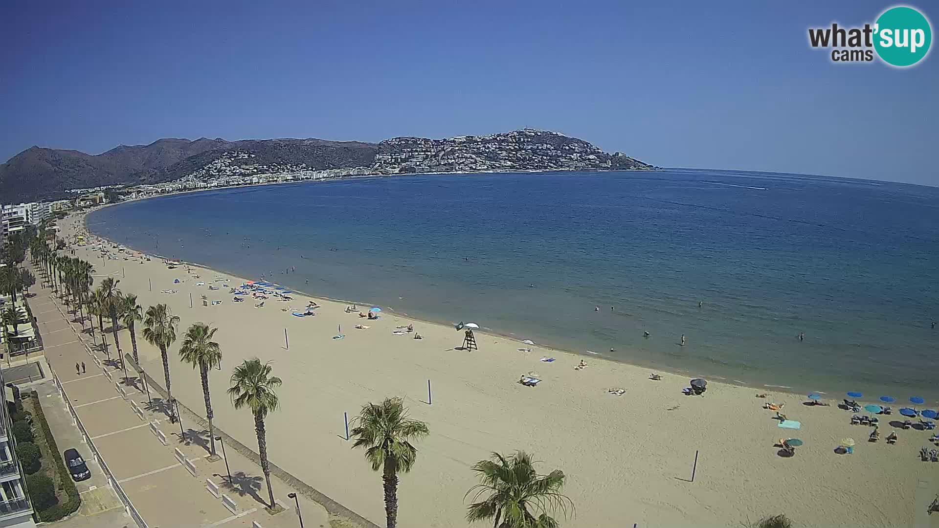 Webcam Costa Brava Roses Strand – Montecarlo Hotel livecam Spanien
