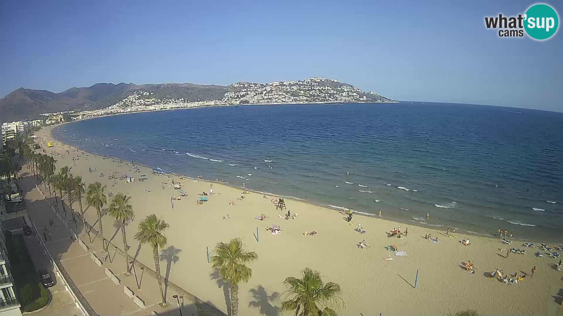 Live cam Roses  – Costa Brava spiaggia – Hotel MonteCarlo