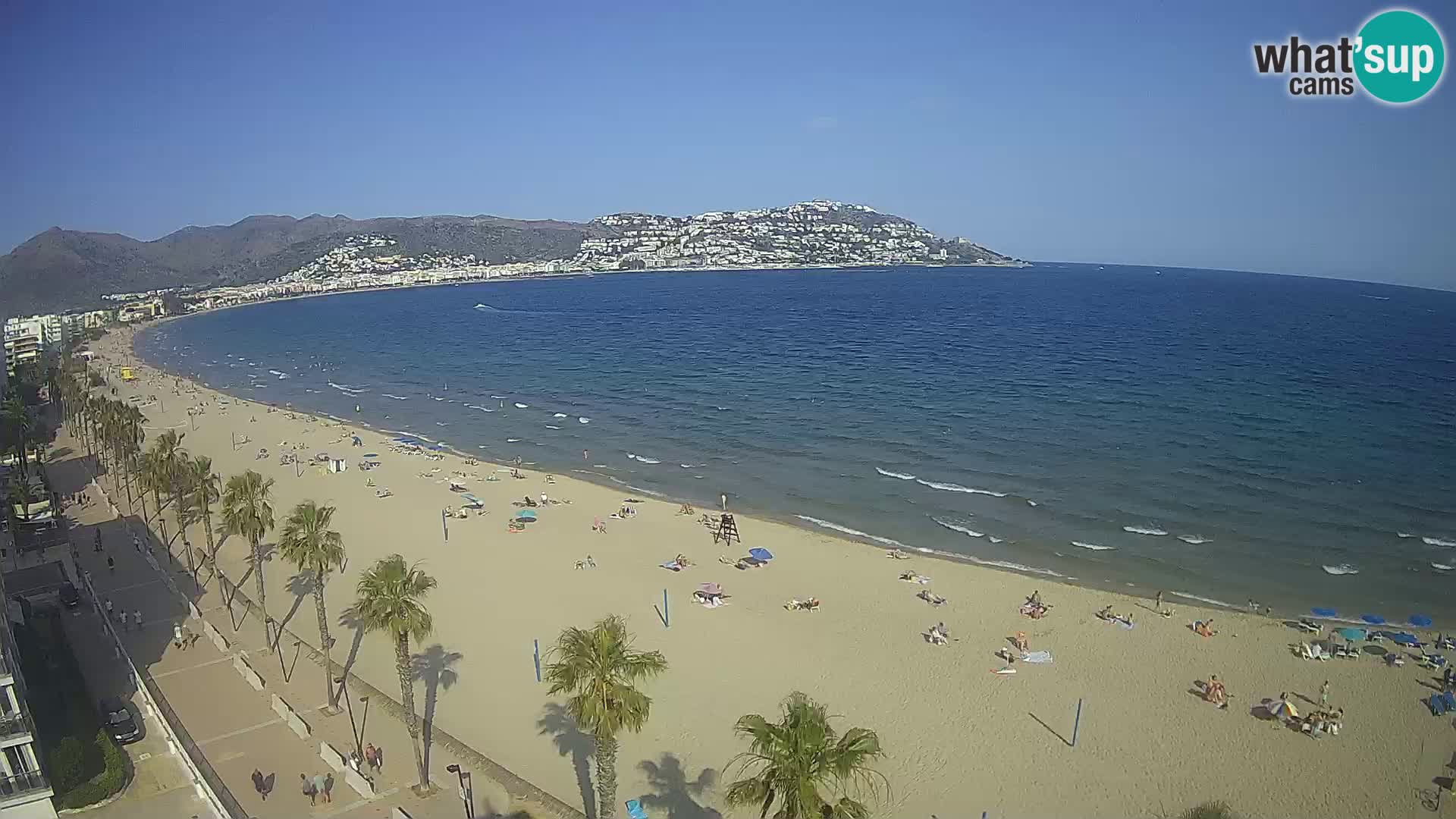 Roses camera en vivo playa Costa Brava- Hotel MonteCarlo