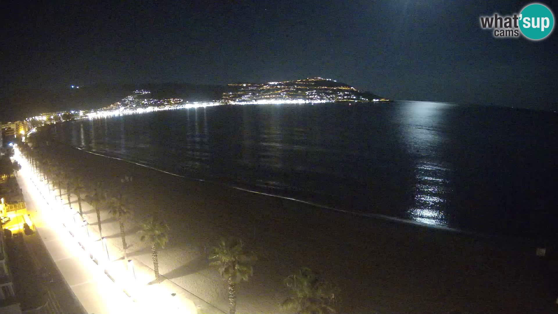 LIVEcam Roses plage Costa Brava – Hotel Montecarlo webcam Espagne