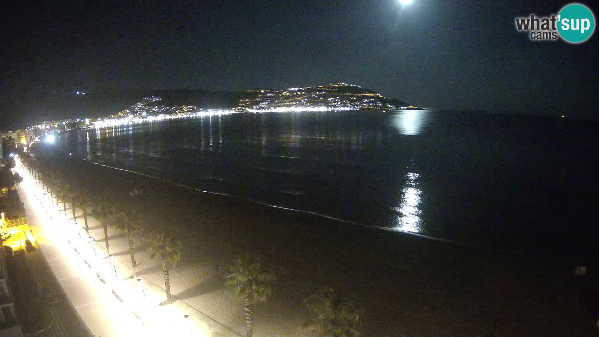 LIVEcam Roses plage Costa Brava – Hotel Montecarlo webcam Espagne