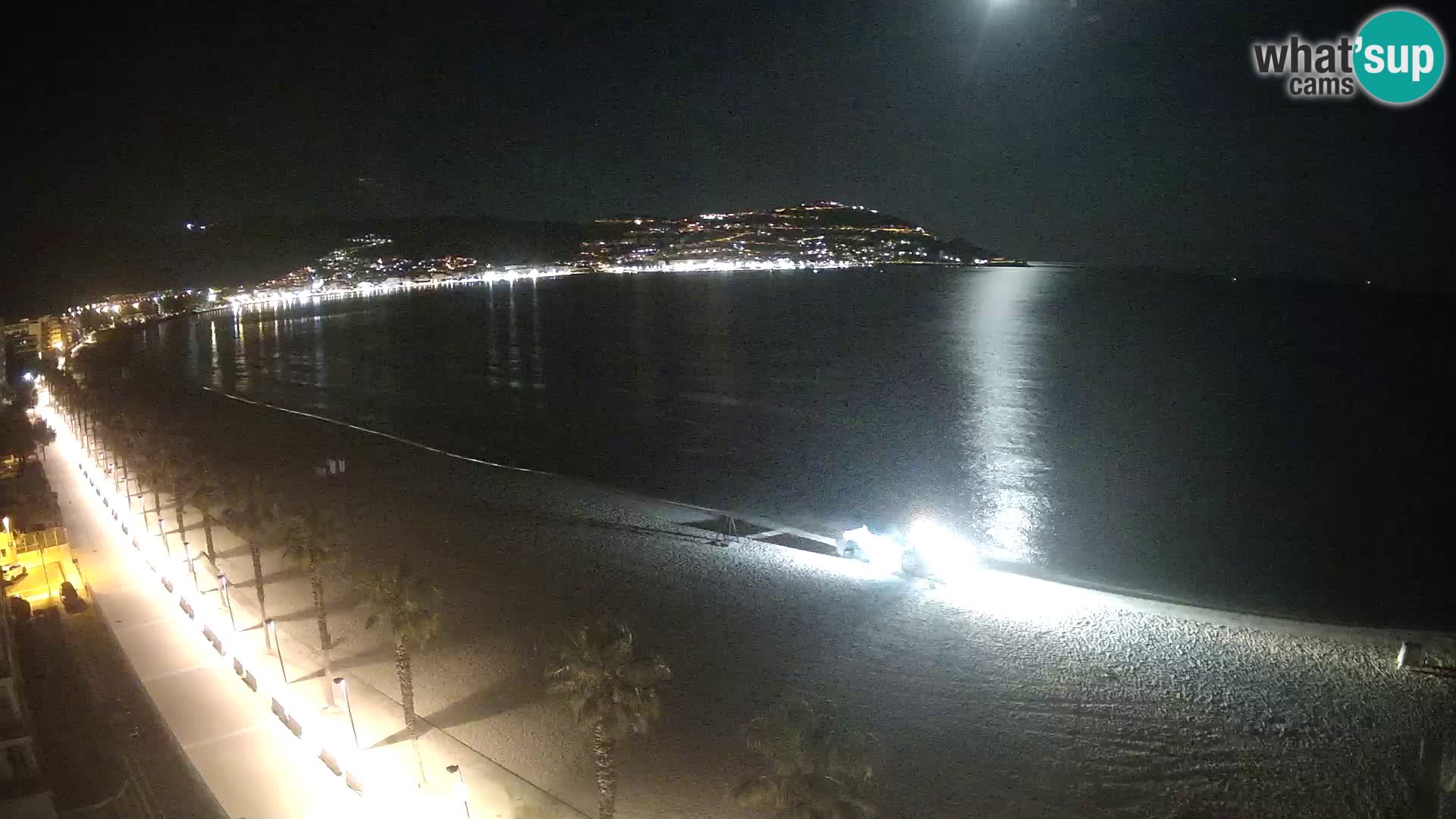 LIVEcam Roses plage Costa Brava – Hotel Montecarlo webcam Espagne