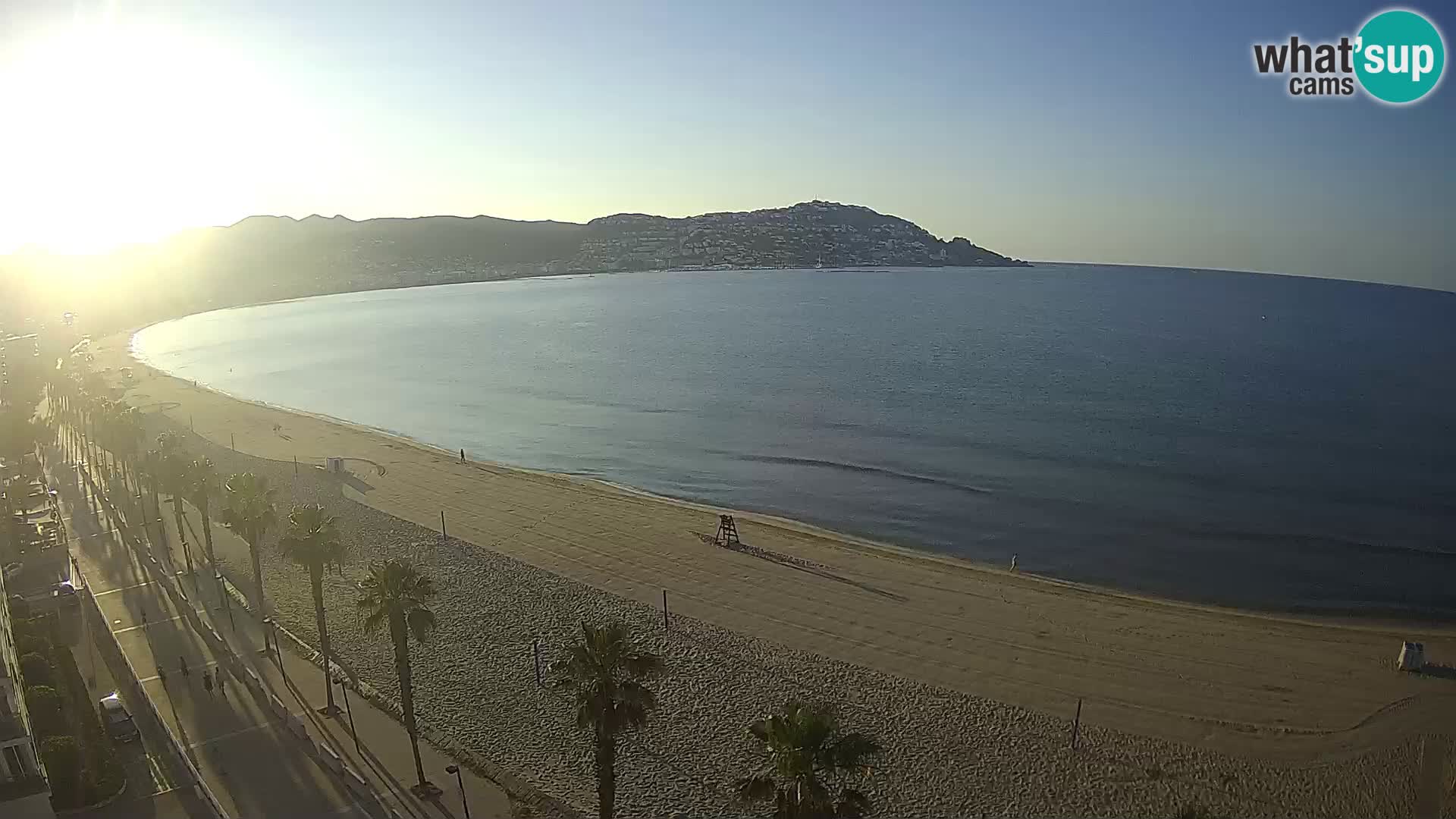 LIVEcam Roses plage Costa Brava – Hotel Montecarlo webcam Espagne