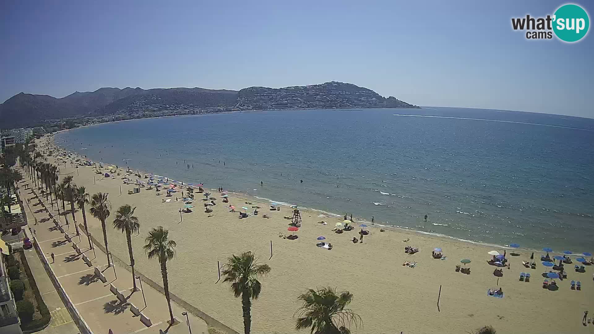 Webcam Costa Brava Roses Strand – Montecarlo Hotel livecam Spanien