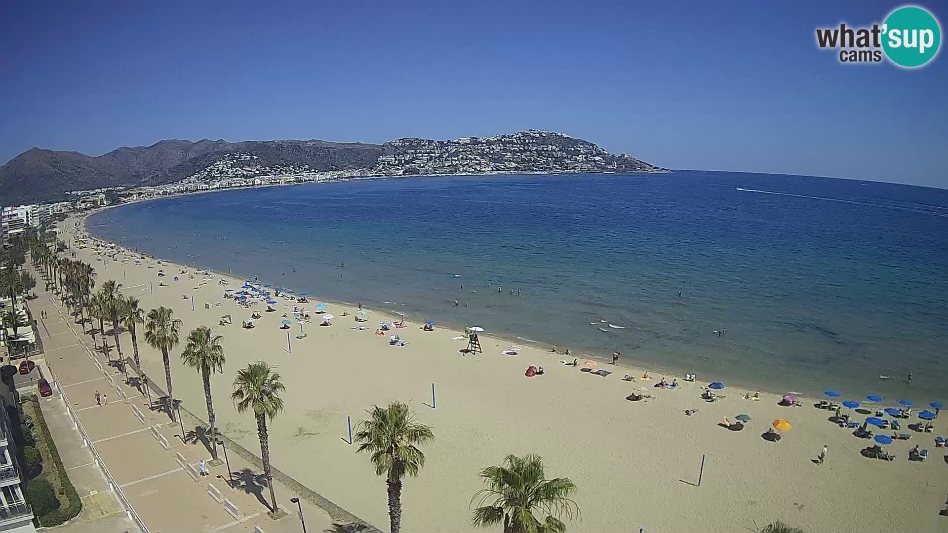 Live cam Roses  – Costa Brava spiaggia – Hotel MonteCarlo