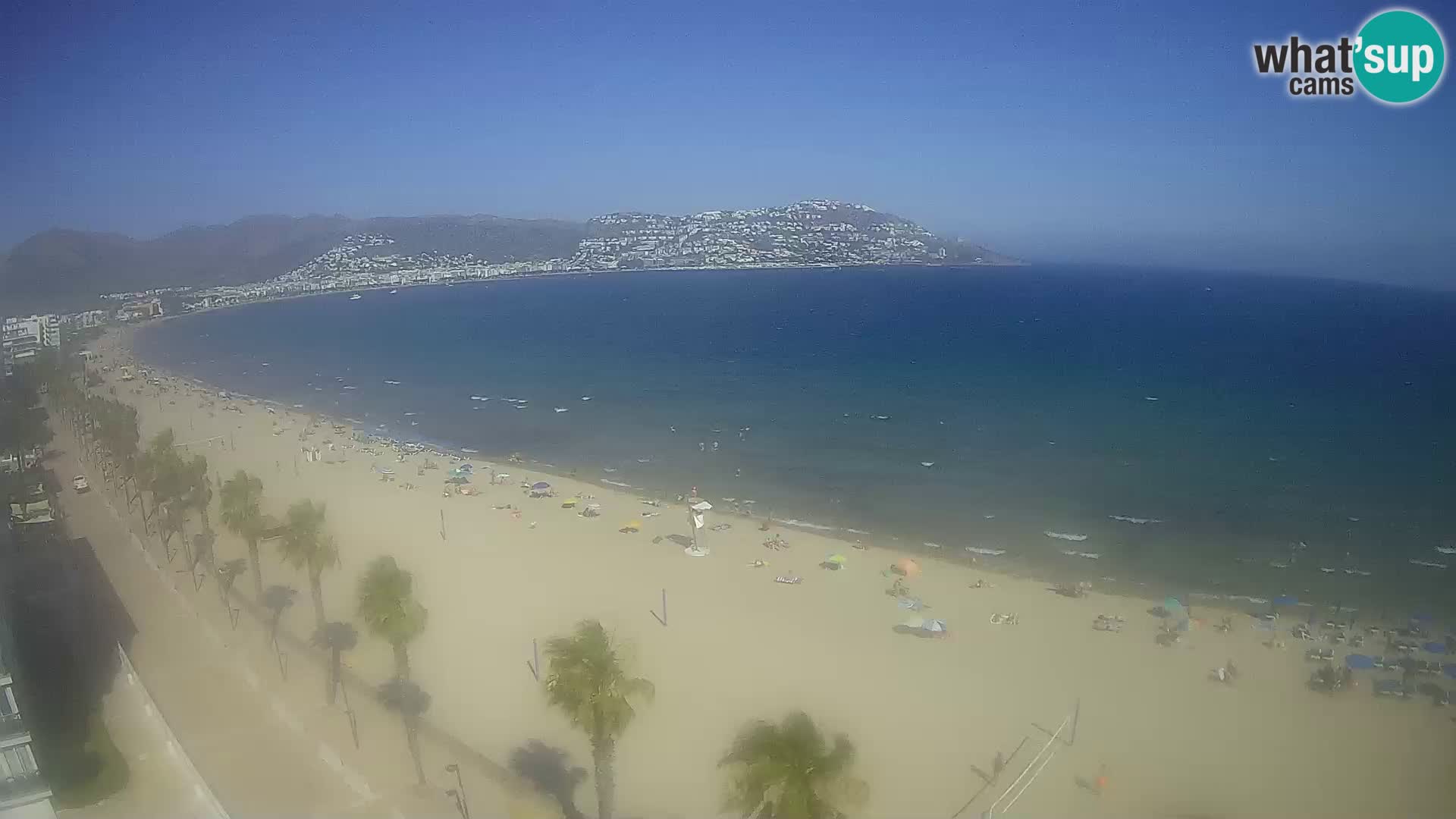 Live cam Roses  – Costa Brava spiaggia – Hotel MonteCarlo