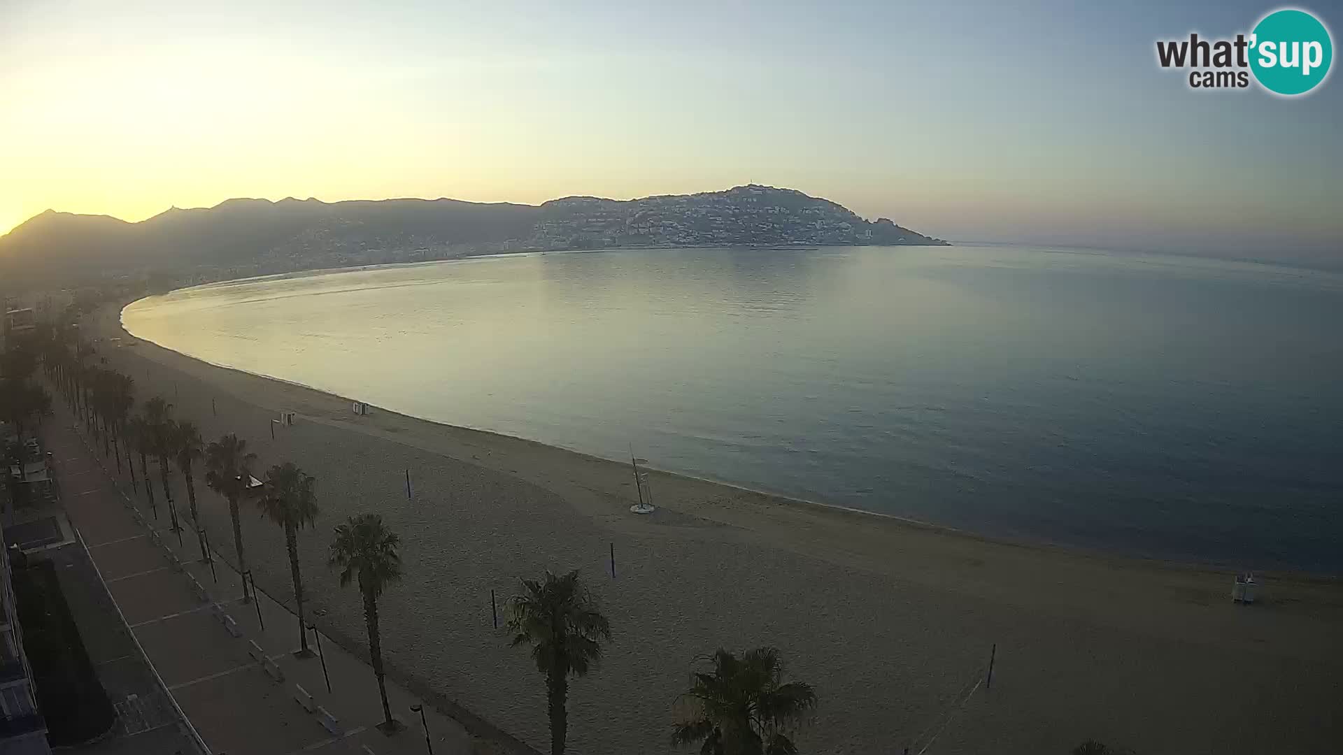 Webcam Costa Brava Roses Strand – Montecarlo Hotel livecam Spanien