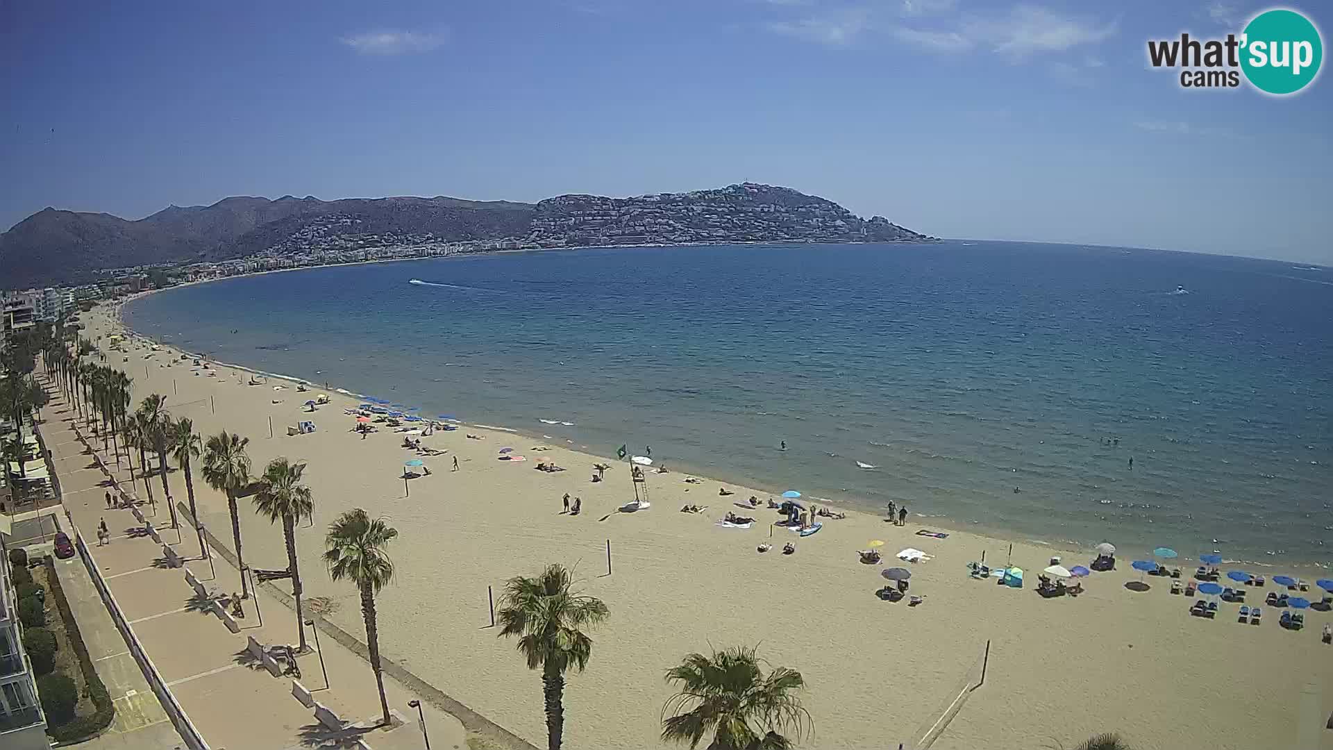 Live cam Roses  – Costa Brava spiaggia – Hotel MonteCarlo