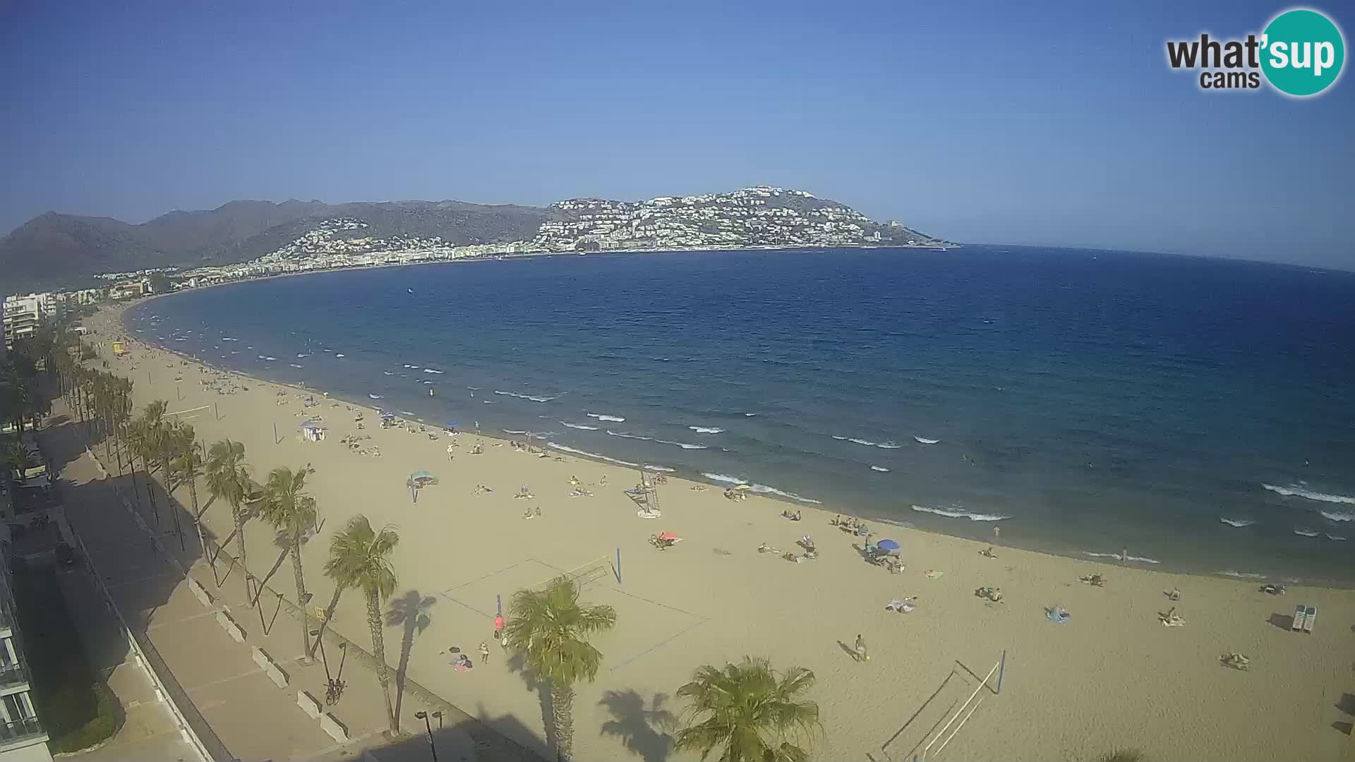 Live cam Roses  – Costa Brava spiaggia – Hotel MonteCarlo