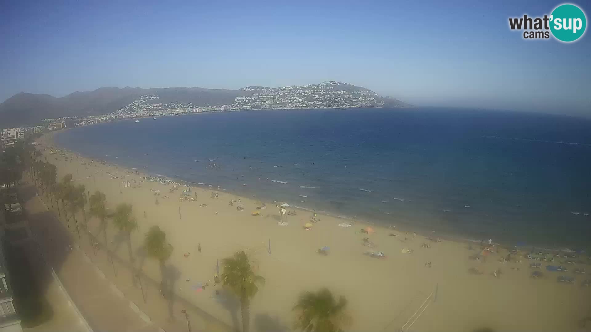 Live cam Roses  – Costa Brava spiaggia – Hotel MonteCarlo