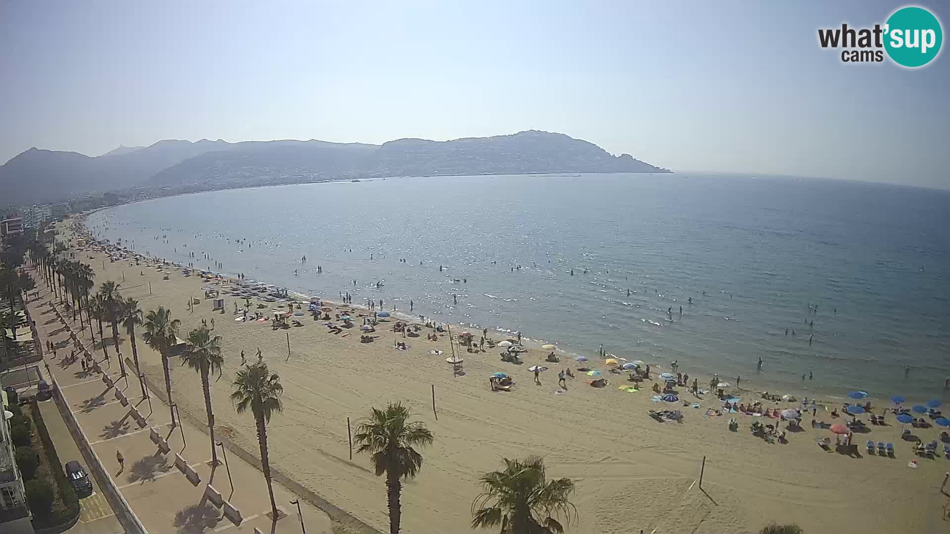 LIVEcam Roses plage Costa Brava – Hotel Montecarlo webcam Espagne