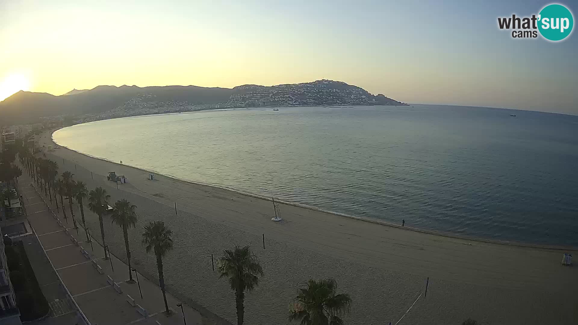 Live cam Roses  – Costa Brava spiaggia – Hotel MonteCarlo
