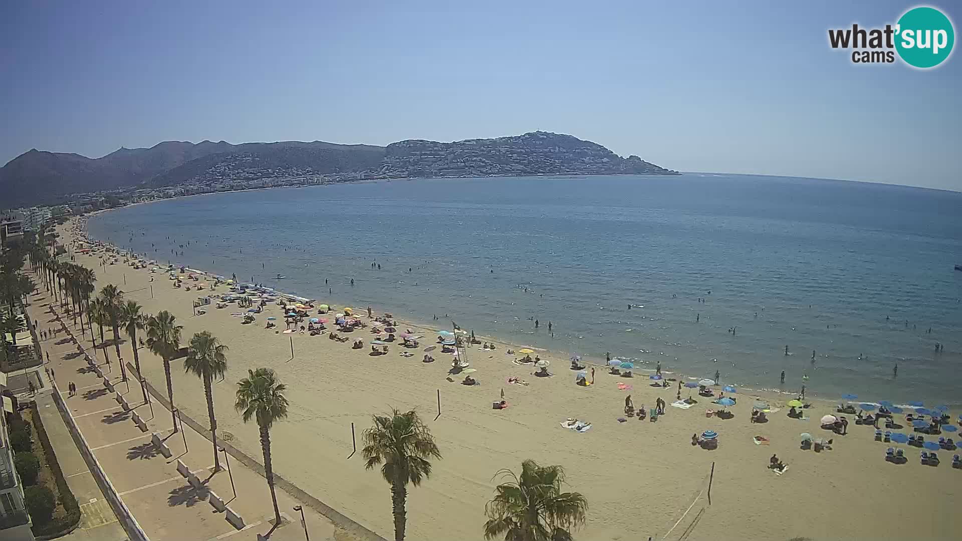 Webcam Costa Brava Roses Strand – Montecarlo Hotel livecam Spanien