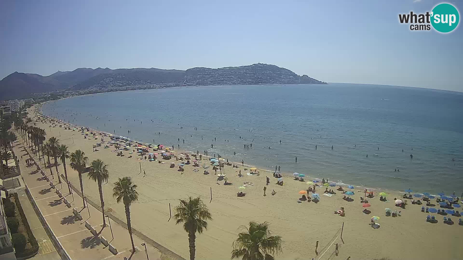 Roses camera en vivo playa Costa Brava- Hotel MonteCarlo