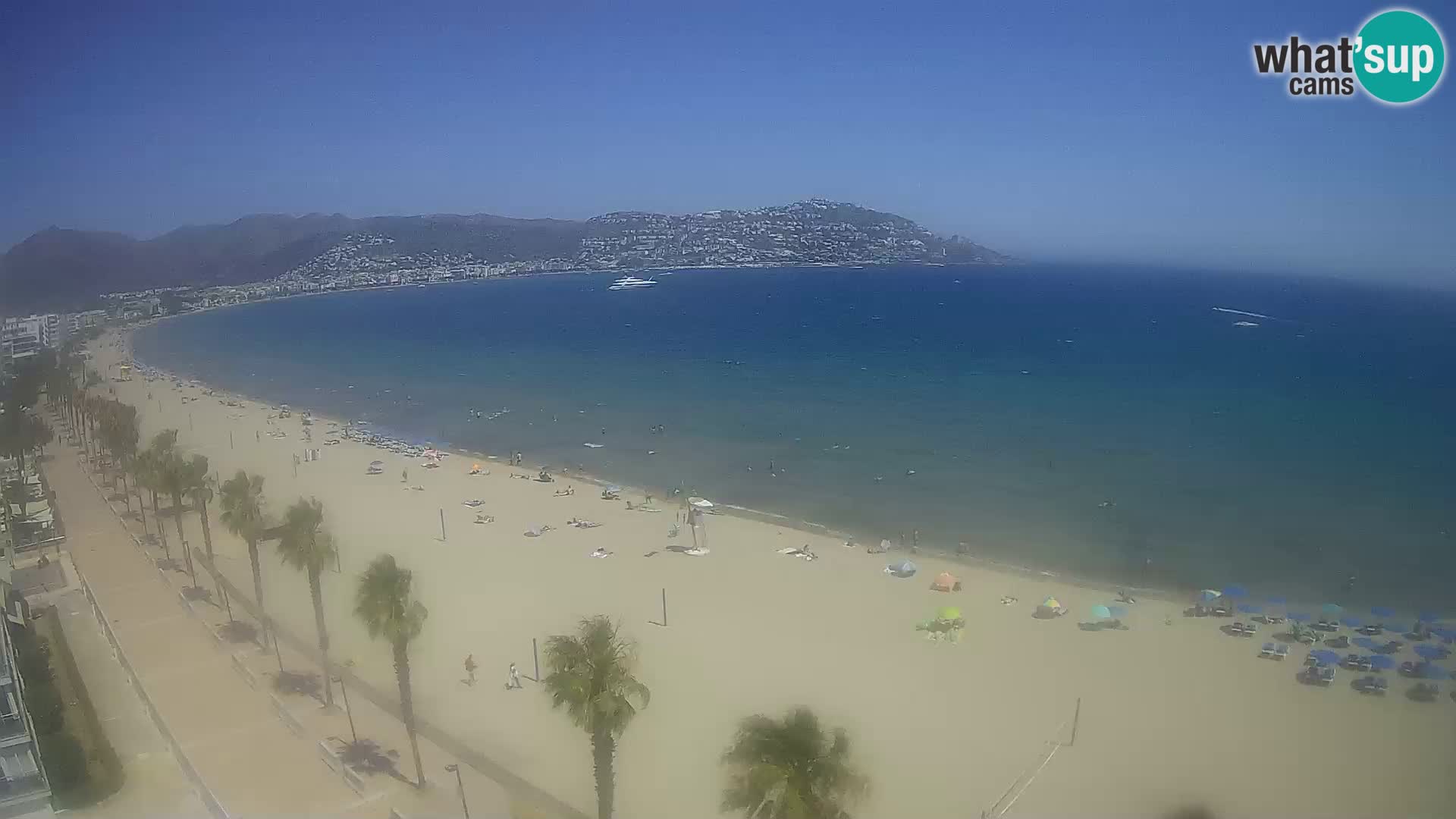 Roses camera en vivo playa Costa Brava- Hotel MonteCarlo