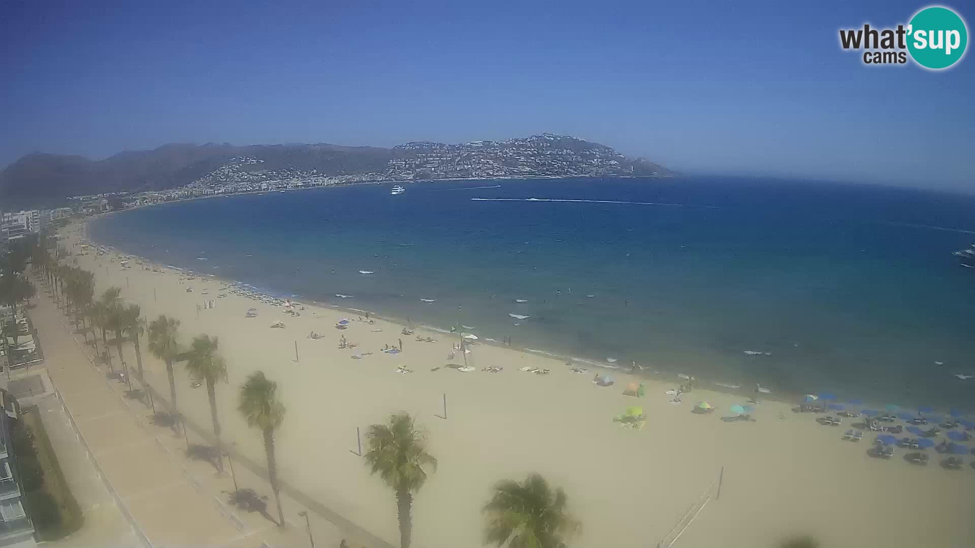 Roses camera en vivo playa Costa Brava- Hotel MonteCarlo