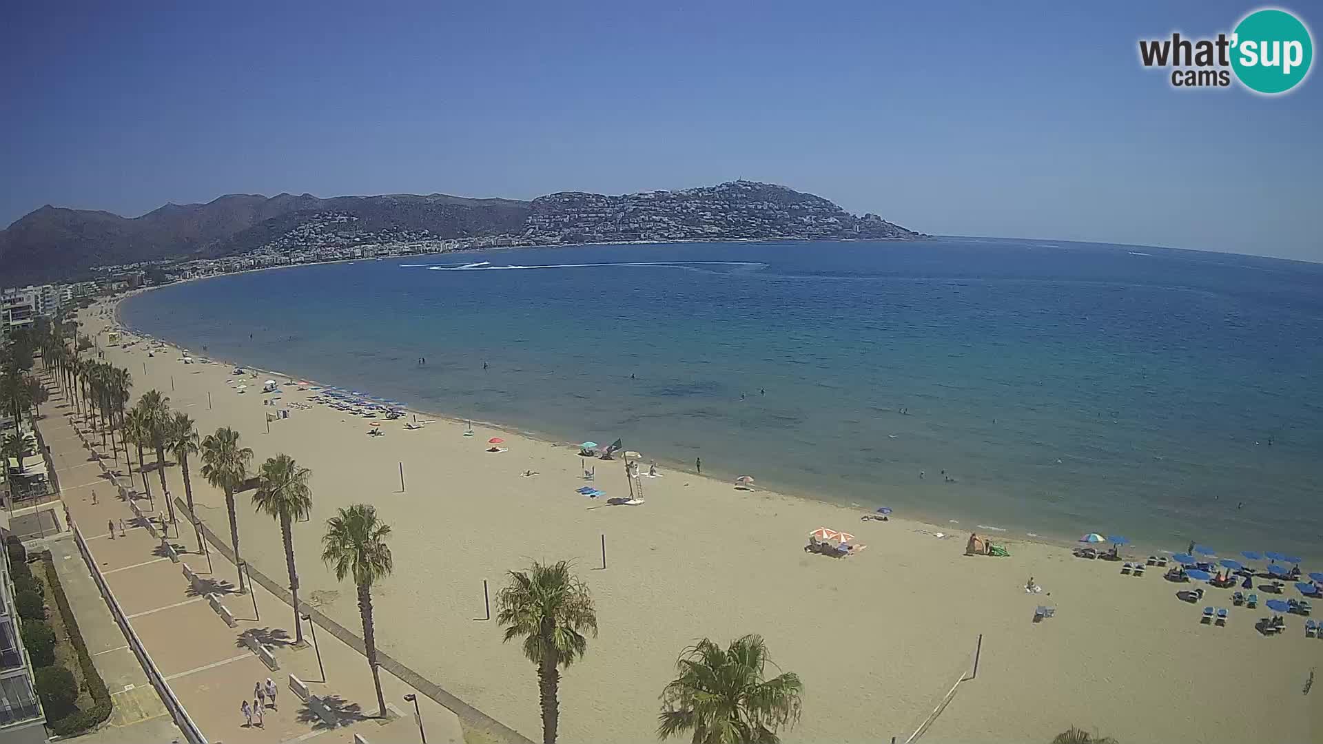Webcam Costa Brava Roses Strand – Montecarlo Hotel livecam Spanien