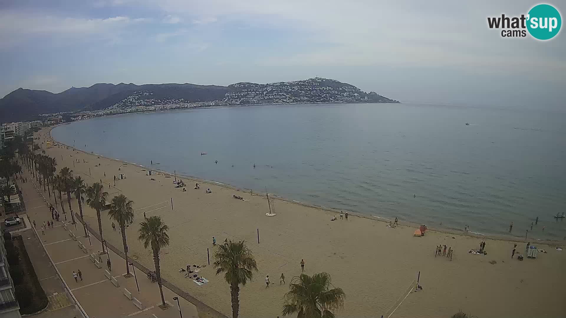 LIVEcam Roses plage Costa Brava – Hotel Montecarlo webcam Espagne