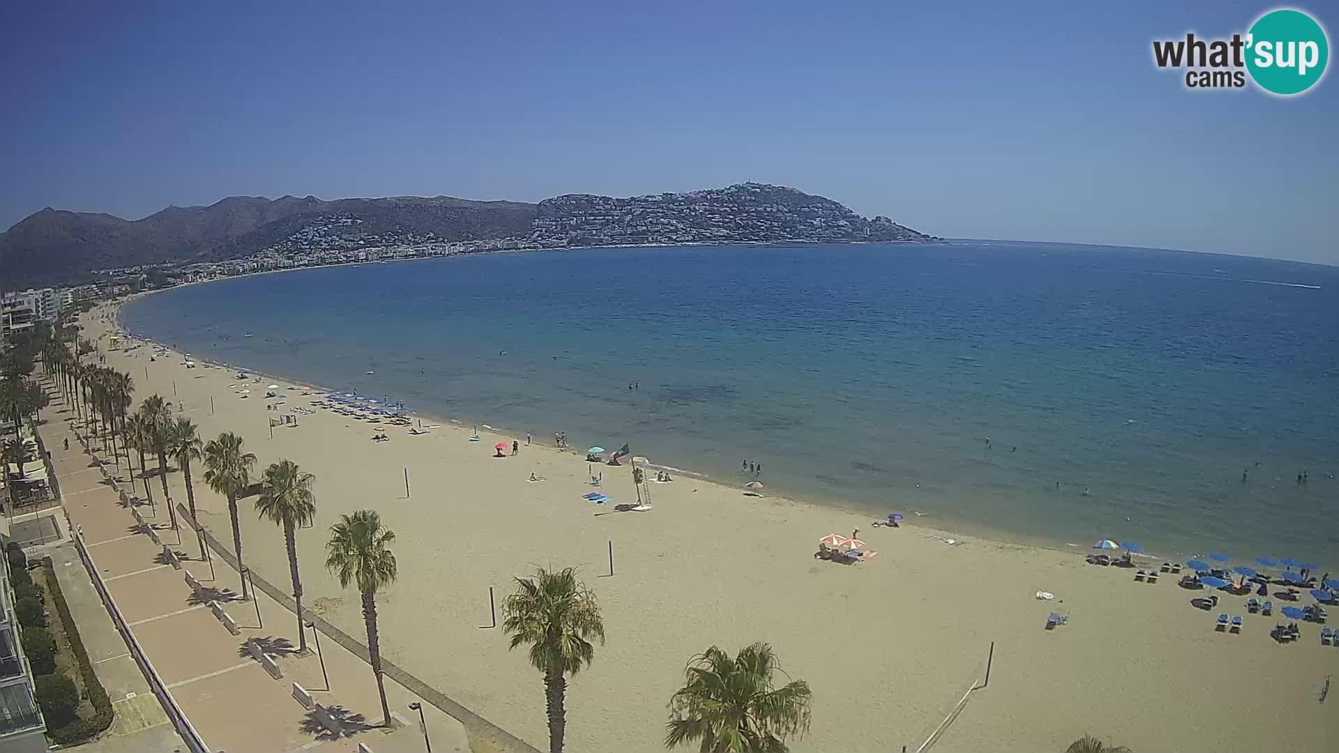 Webcam Costa Brava Roses Strand – Montecarlo Hotel livecam Spanien